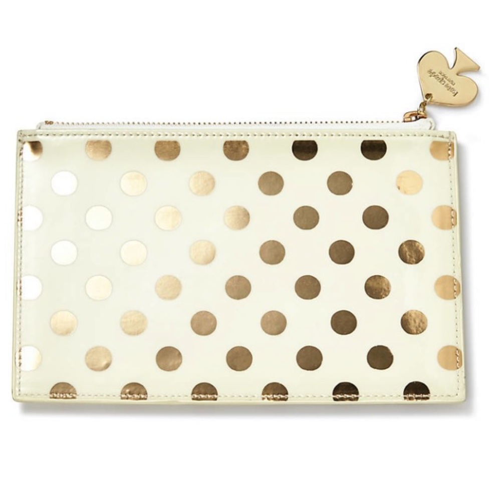 Kate Spade New York Gold Dots Pencil Pouch